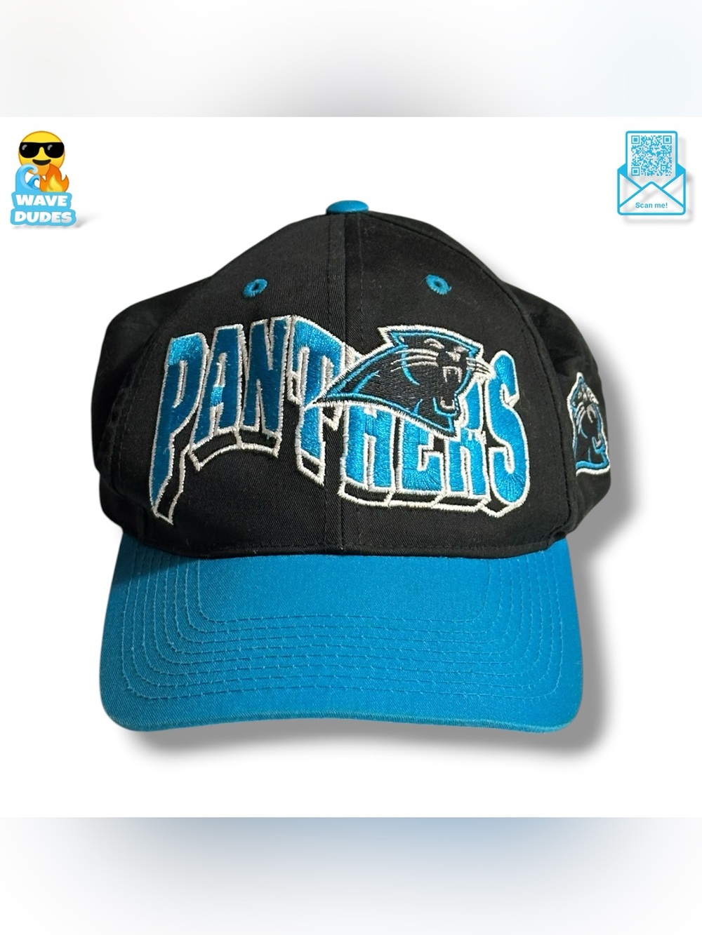 Men’s NFL Carolina Panthers Spell Out Block Snapback Hat